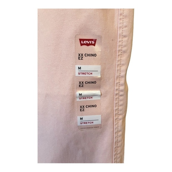 LEVI'SXX 30x36 CHINO EZ TAPER Stretch Original Style Crepe Pastel Pink NWT - Picture 3 of 8